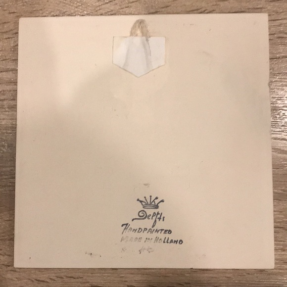 Dutch decorative tile - Sailboat - Picture 3 of 3